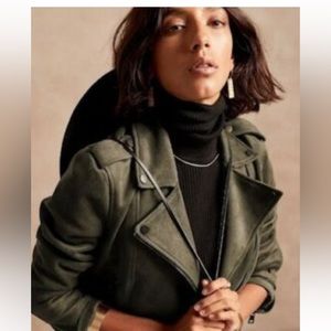 Banana Republic vegan moto jacket